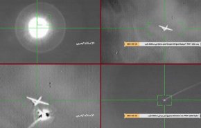شاهد.. لحظة استهداف وإسقاط الطائرة الأمريكية MQ9 بصاروخ أرض جو في مأرب