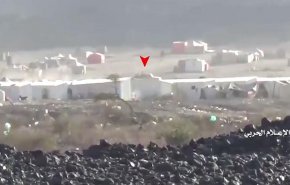 شاهد: قوى العدوان تستخدم مخيما للاجئين بمأرب لاغراض عسكرية 