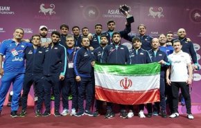 ايران تتوج بلقب بطولة اسيا للمصارعة الحرة