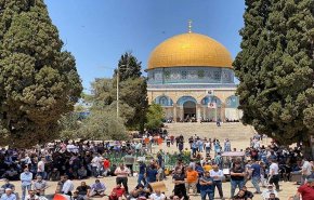 شاهد..تظاهرات تعم ارجاء البلدة القديمة للقدس وباحات الاقصى 