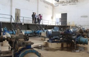 إعادة تشغيل محطة مياه علوك بالحسكة