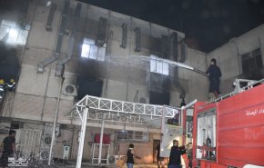 شاهد..إنقاذ اكثر من 200 مريض من حريق مستشفى ابن الخطيب 