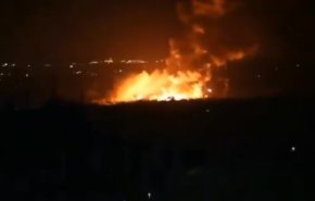 مشاهد جديدة من مواقع الانفجارات في اللاذقية جراء العدوان الاسرائيلي