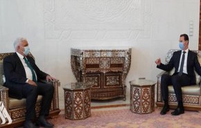 الفياض ينقل رسالة من الكاظمي الى الرئيس بشار الاسد
