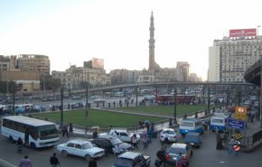 حريق هائل في سوق بالقرب من رمسيس بالقاهرة