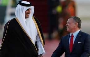 ملك الأردن يهاتف أمير قطر بشأن فلسطين
