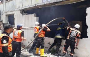 العدوان الصهيوني يستهدف أطقم الدفاع المدني شرق غزة