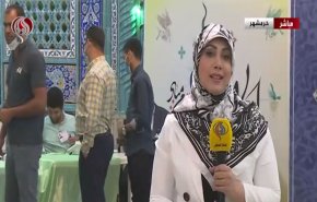شاهد: ناخبو خرمشهر يدلون بأصواتهم رغم الاجواء الحارة
