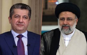 مسرور بارزاني لإبراهيم رئيسي: نتطلع لتعزيز علاقاتنا