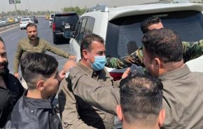 شاهد.. القيادي قاسم مصلح يحضر الاستعراض العسكري للحشد بديالى