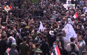 تشييع رمزي جماهيري في بغداد لشهداء الجريمة الاميركية