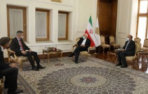 ظريف يستقبل السفير السويسري بمناسبة انتهاء مهام عمله 