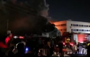 شاهد.. عشرات الضحايا في حريق بمركز لعزل مصابي كورونا جنوبي العراق 