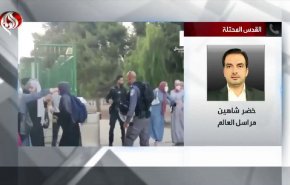 شاهد.. مراسل العالم يكشف تفاصيل اقتحام المسجد الاقصى فجر اليوم