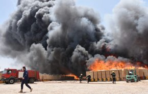 بالصور.. اندلاع حريق بمستشفى وسط بغداد