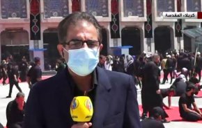 شاهد.. مراسل العالم في كربلاء يتحدث عن اجواء المدينة في يوم عاشوراء 