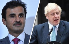أمير قطر يبحث مع  رئيس الوزراء البريطاني الوضع في أفغانستان