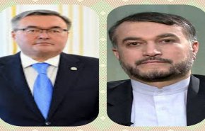 وزير خارجية كازاخستان يهنئ عبد اللهيان بتوليه حقيبة الخارجية 