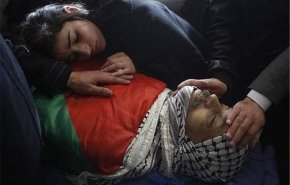 شهادت یک فلسطینی به ضرب گلوله نظامیان صهیونیست در رام‌الله