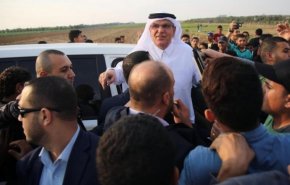 سفر مقام قطری به نوار غزه
