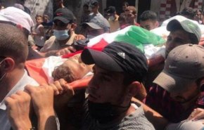 تشييع حاشد لشهيد الإرباك الليلي أحمد صالح شمالي القطاع