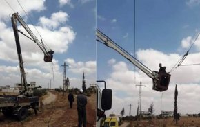 استمرار الجهود لإعادة التيار الكهربائي إلى درعا البلد