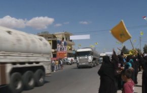 شاهد.. كيف استقبل اللبنانيون قافلة صهاريج النفط الايراني