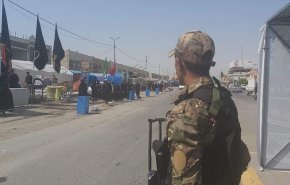 شاهد: الحشد ينتشر بمحور بادية النجف لتأمين الأربعينية