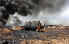 بالفيديو.. إنفجار حراقة نفط شرق دير الزور