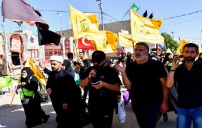 بالصور.. قوافل الأربعين التركية والأذربيجانية تحت مظلة دعم وتأمين النجباء العراقية

