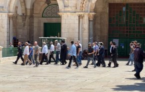شاهد...مستوطنون يقتحمون الأقصى ويؤدون صلوات تلمودية