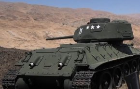 العثور على دبابة في الجولان السورية + فيديو