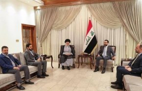 الحلبوسي يستقبل الصدر في بغداد
