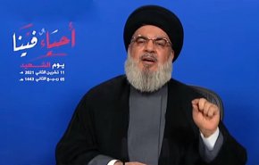 السيد نصر الله: 'إسرائيل' تعيش القلق الوجودي وتحاول التنفس من خلال مسار التطبيع