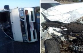 إصابة 5 أشخاص بحادث سير على طريق دمشق حمص