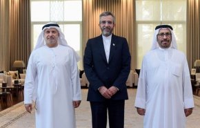 علي باقري كني يلتقي في أبوظبي بـ أنور قرقاش