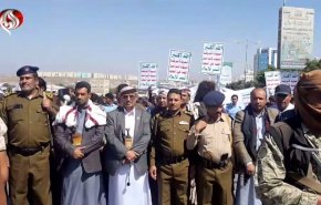 شاهد.. الجبهة الداخلية في اليمن تستنفر لمواجهة تصعيد قوى العدوان 