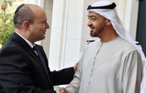 محمد بن زايد يلتقي برئيس وزراء الإحتلال