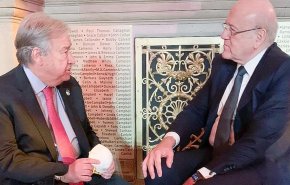 شاهد..غوتيريش يتحدث عن ترسيم حدود لبنان البحرية