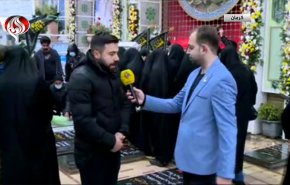 شاهد: هذا ما رآه اعلامي سوري عند مزار الشهيد سليماني..