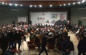 الفلسطينيون يحيون ذكرى استشهاد الشهيد الفريق قاسم سليماني