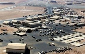 شاهد لاول مرة .. استهداف قاعدة فكتوريا الامريكية بطائرات مسيرة 