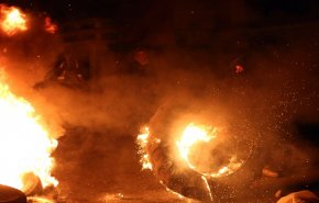 مواجهات بين الفلسطينيين وقوات الاحتلال جنوب نابلس