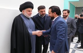 انتهاء الاجتماع بين الصدر والحلبوسي وبارزاني