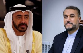 أمير عبداللهيان لنظيره الاماراتي: الكيان الصهيوني خطر لكل الدول والمنطقة