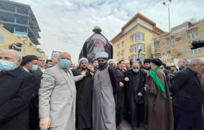 بالفيديو.. تشييع جثمان المرجع صافی كلبايكاني فی النجف الاشرف