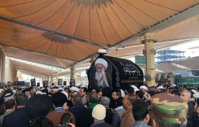 وصول جثمان المرجع آية الله صافي كلبايكاني الى كربلاء المقدسة
