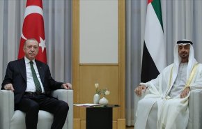 ولي عهد أبوظبي يستقبل أردوغان