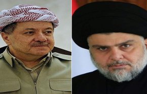 اتفاق السيد الصدر وبارزاني لعقد اجتماع لقوى التحالف الثلاثي