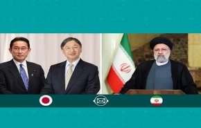 رئيسي يبعث رسالة تهنئة إلى إمبراطور ورئيس الحكومة في اليابان
